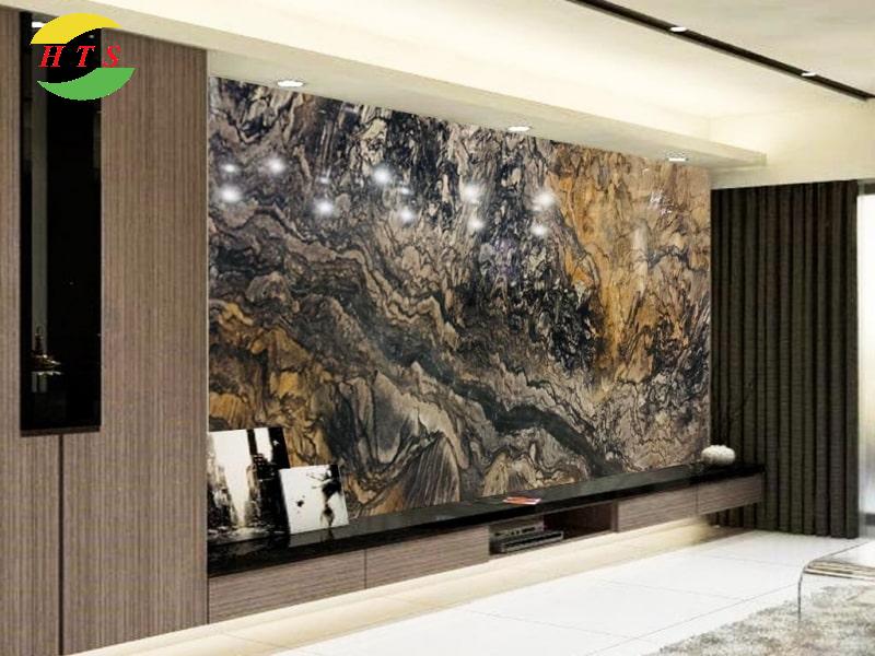 tranh đá thạch anh đen